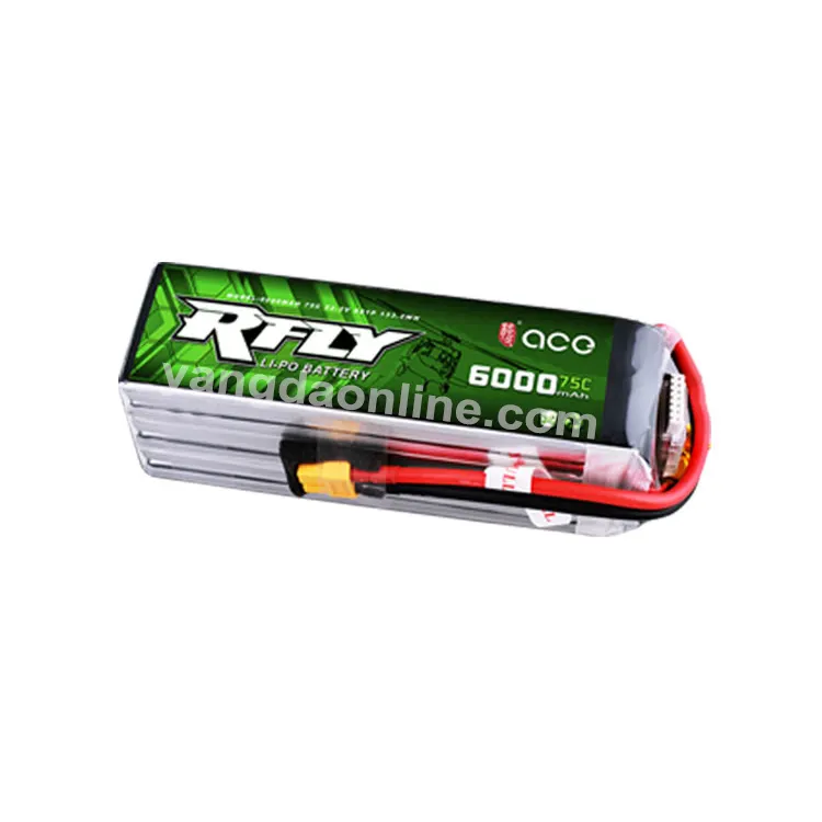 Battery for Drone 6000mAh 75C 6S1P 22.2V Lipo Tattu ACE