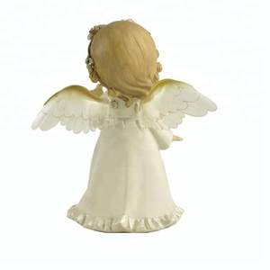 Decorazione da giardino piccola resina graziosa Angel figurina <span class=keywords><strong>con</strong></span> <span class=keywords><strong>ali</strong></span> - Product Image 3