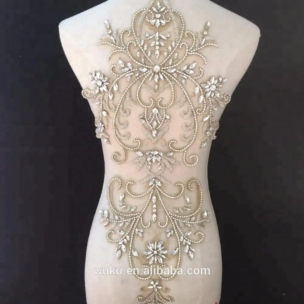 Robe fleurie en mousseline de soie, dentelle africaine avec cristal, appliquées en or, wuku