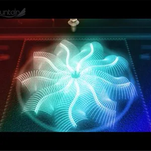 Snake Shake mehrfarbige LED-Licht 3D Digital Swing Musik brunnen