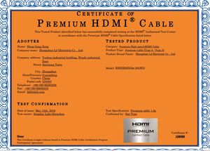 <span class=keywords><strong>Cable</strong></span> HDMI de Alta Velocidad 8k 60HZ con Ethernet, Chapado en Oro - Product Image 6