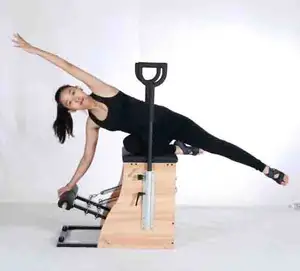 Équipement pour Pilates, lot de pièces, bâtonnets, chaise combinée