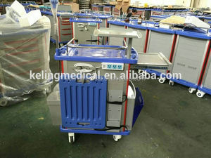 Carrello medico in Abs carrello medico a buon mercato carrello ospedaliero carrello medico con scheda <span class=keywords><strong>CPR</strong></span> prezzo più basso - Product Image 5