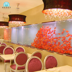 <span class=keywords><strong>Aquarium</strong></span> de poissons d'eau douce de <span class=keywords><strong>200</strong></span> gallons, décorations transparentes certifiées personnalisées, grand réservoir - Product Image 2