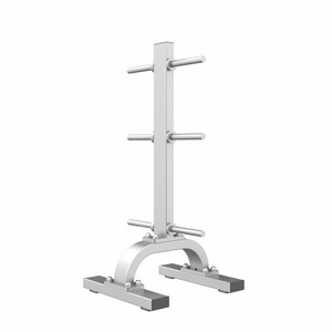 Fitness Multi Regular Plate Holder DFT-654 Vertical Plate Tree With Barbell Bar Storage Rack <strong>Stand</strong> <strong>for</strong> Bumper <strong>Weight</strong> Plates - Product Image 1