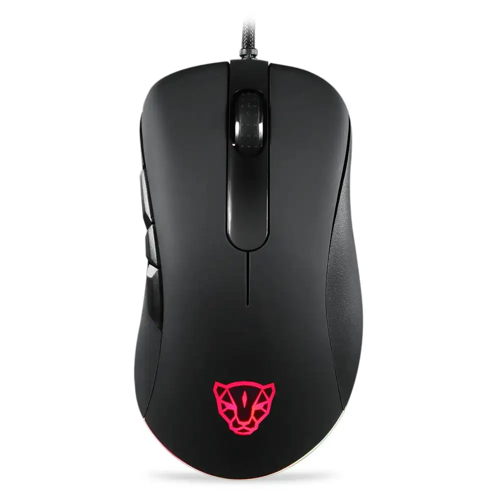 Motospeed V100 3327 Mouse Gaming RGB Sensor Ganda dengan Fungsi LOD dan Kunci Api