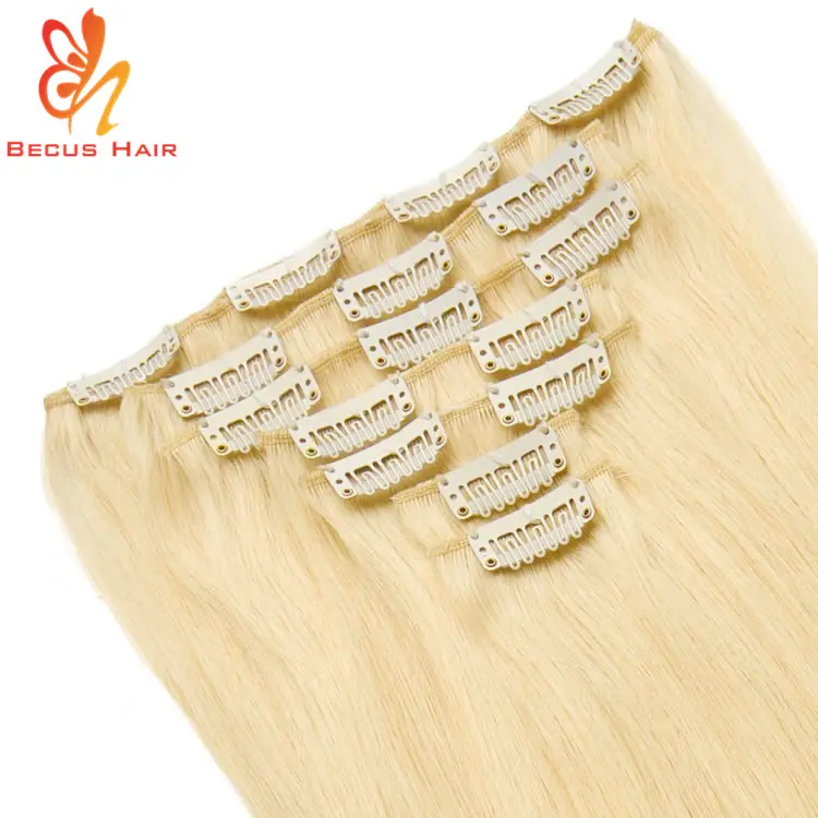 Wholesale human hair extensions clip in bangs  seamless clip in hair extensions for white women