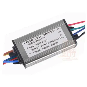 DC24-36V Driver Led Elektronik Anti Air RGB 50W 560mA Arus Konstan Pemasok Driver Led Zhongshan