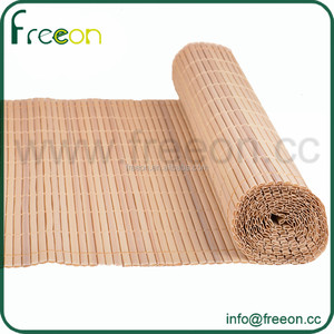 Clôture de jardin en PVC imitation <span class=keywords><strong>bois</strong></span> 1x3m, écologique, imperméable, en bambou - Product Image 3