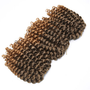 Varita de Bob corto, rizo suelto, trenza de ganchillo, extensión de cabello sintético, cabello <span class=keywords><strong>Artificial</strong></span> teñido de fibra de alta temperatura - Product Image 5