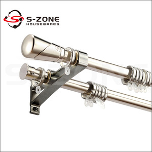 28mm cubierta <span class=keywords><strong>de</strong></span> plástico, cortina varilla <span class=keywords><strong>de</strong></span> aluminio, polo, tubería remates <span class=keywords><strong>de</strong></span> plástico - Product Image 2