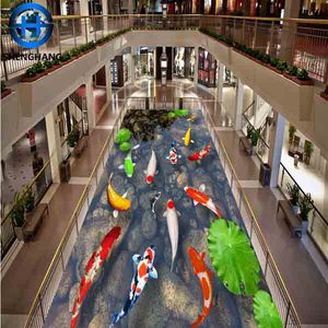 Italiano 3d prezzo di piastrelle di ceramica, pavimento di piastrelle oceano di colore blu, bagno mattonelle di pavimentazione - Product Image 3
