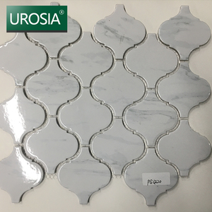 Azulejo Decorativo de Pared con Diseño de Mosaico de Cerámica de Mármol Blanco Estilo <span class=keywords><strong>Arabesco</strong></span> para Revestimiento - Product Image 4