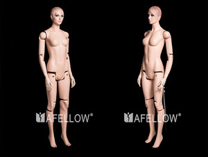 FM01 donna manichino in fibra di vetro femminile manichini flessibili bambola regolabile Robot manichino bambola <span class=keywords><strong>per</strong></span> la vendita - Product Image 2