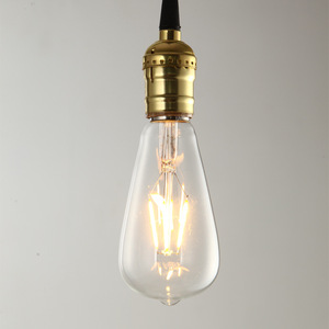 4 W ST64 vintage Edison bombilla led, dimmable jaula filamento luz para decorar <span class=keywords><strong>la</strong></span> <span class=keywords><strong>casa</strong></span>, blanco cálido E26 110 V lámpara LED - Product Image 6