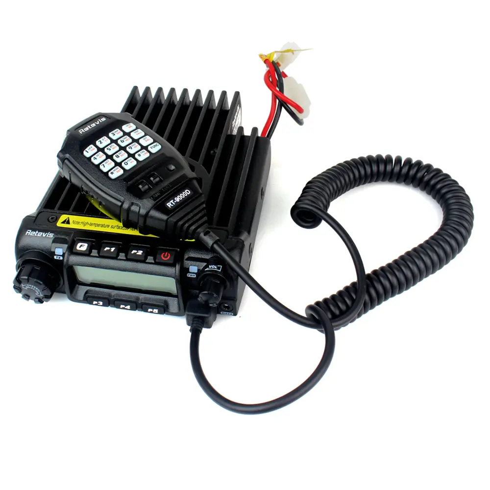 Retevis RT9000D 60W المحمول سيارة اسلكية جهاز لاسلكي جهاز الإرسال والاستقبال ل حافلة شاحنة جرار سيارة أجرة VHF136-174MHz CTCSS/DCS 8 مجموعة