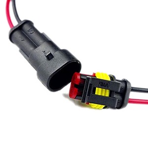 Tyco AMP 282080-1 2 3 4 5 6 핀 방수 와이어 남성 자동 커넥터 - Product Image 3