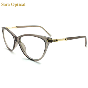 <span class=keywords><strong>Occhiali</strong></span> di fabbrica di marca firmati a buon mercato prezzo classico PC montature ottiche Cat Eye Style - Product Image 4