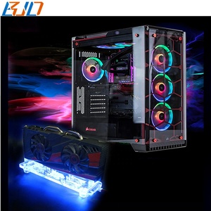 Vente en gros PCI-E 16X RGB Graphics Video Card Holder GPU Bracket Magnetic Pad pour le bricolage PC Computer Case en stock - Product Image 4