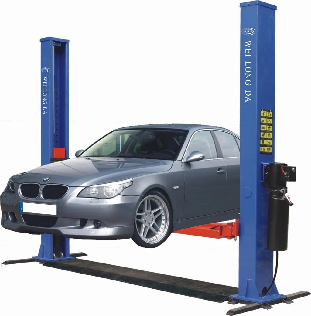 WLD240D Гидравлический 4 тонн 2 Пост Автомобильный Подъемник для автомобилей