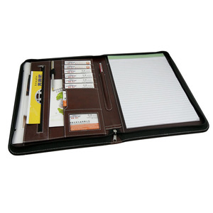 Modernqiu tùy chỉnh người đàn ông của A4 da danh mục đầu tư kinh doanh giá rẻ Dây Kéo nghệ thuật nộp hồ sơ sản phẩm - Product Image 2