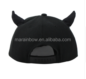 2021 mode Hommes Femmes Os Snapback Gorras Tableau Blanc Petit Diable Cornes Oreilles chapeau Hip-Hop - Product Image 5