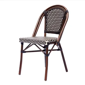 프랑스어 스타일 의자 대나무 의자 등나무 식당 의자 프랑스어