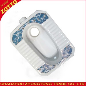 WC en céramique à prix avantageux au Yémen, cuvette de toilette à la turque, livraison rapide, WC, salle de bain, cuvette de toilette à la turque - Product Image 2