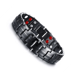 Braccialetto di germanio all'ingrosso con magnete a ioni infrarossi dalla Cina Guangzhou Factory braccialetti di moda da uomo - Product Image 5