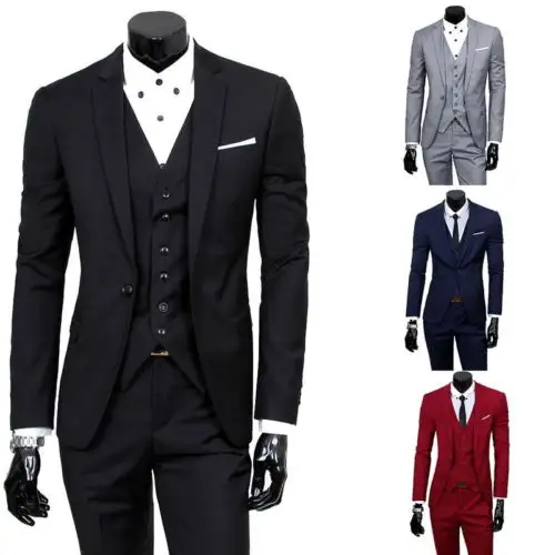 Bán Buôn Của Nam Giới Coat Pant Thiết Kế Phù Hợp Với Đám Cưới Blazer Phù Hợp Với Người Đàn Ông Áo Khoác Đám Cưới 3 Piece Man Suits