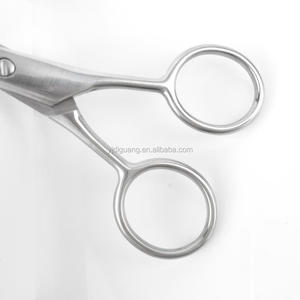 Herramienta de belleza personalizada, herramienta de belleza profesional de 4 pulgadas, tijera de corte de vello facial de acero inoxidable, tijeras para bigote, Tijera para Barba - Product Image 5