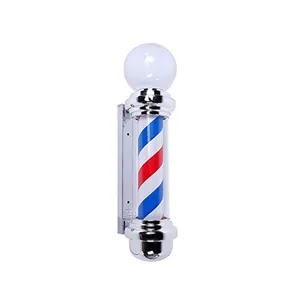 Hot sell new goods LED Light Red White Blue Stripes Barber Salon shop Pole