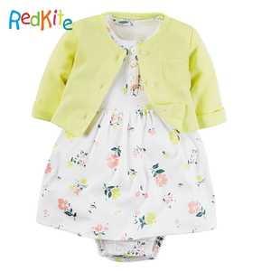 Organique coton bébé barboteuses vêtements de bébé en gros impression personnalisée bébé barboteuses robe - Product Image 4