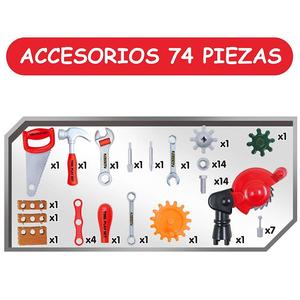 Banc d'atelier <span class=keywords><strong>de</strong></span> construction en plastique ABS réaliste pour enfants, ensemble <span class=keywords><strong>de</strong></span> construction éducatif STEM, établi unisexe - Product Image 4