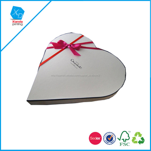 En forma de corazón de cartón de papel las nuevas tiendas impresión eliminación de logotipo personalizado hechos a mano - Product Image 5
