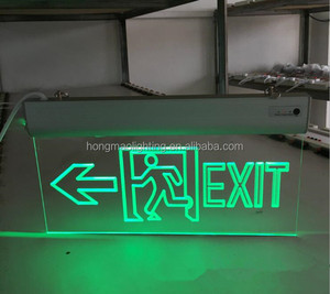 Flecha izquierda derecha de aluminio para salir de la puerta, señales de escape, luz de emergencia - Product Image 2