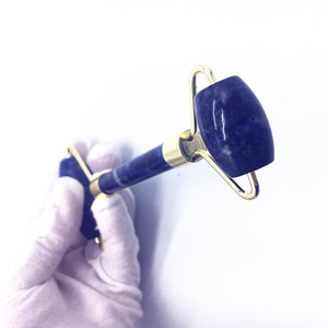 Rullo per il <span class=keywords><strong>Viso</strong></span> in Giada Blu, <span class=keywords><strong>Massaggiatore</strong></span> Facciale in <span class=keywords><strong>Pietra</strong></span> Naturale per Lifting Cutaneo, Strumento di Bellezza Anti-Età - Product Image 3