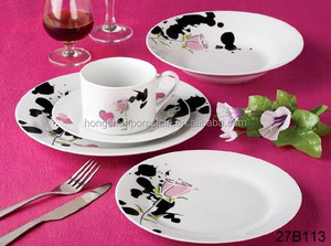 Services <span class=keywords><strong>de</strong></span> <span class=keywords><strong>table</strong></span> <span class=keywords><strong>en</strong></span> <span class=keywords><strong>porcelaine</strong></span> / Designs <span class=keywords><strong>de</strong></span> vaisselle HD / Vaisselle d'hôtel, Assiettes <span class=keywords><strong>de</strong></span> haute qualité pour la restauration - Product Image 4