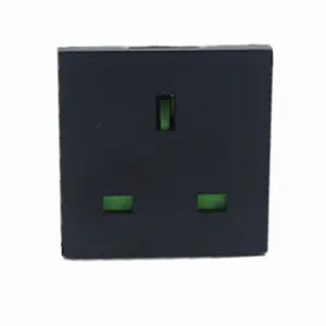 UK Type dual AC plugs outlet 3 pin british eletric socket/uk wall electrical socket