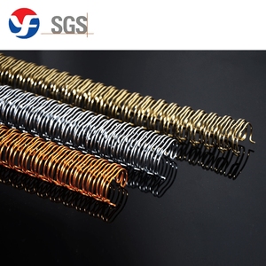 Spiral Vòng Cuốn Sách Nylon Tráng Kim Loại Đôi Dây Ràng Buộc - Product Image 3