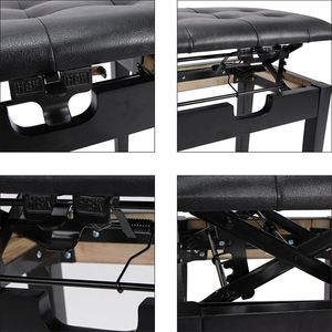 Banco de Piano de Madera Maciza de Alta Calidad, Ajustable para Pianistas Profesionales - Product Image 4
