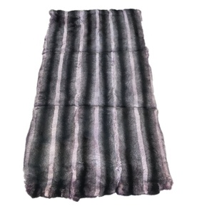 Venta al por Mayor de Fábrica en China, Pieles de <span class=keywords><strong>Chinchilla</strong></span> Personalizadas, Manta de Piel de <span class=keywords><strong>Chinchilla</strong></span> Rex - Product Image 2