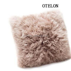 Oreillers en peau de mouton fabriqué en chine, vente en gros, coussin en fourrure de laine de mouton - Product Image 3