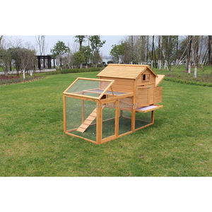 Gallinero de madera de abeto chino, jaula grande de madera para mascotas - Product Image 5