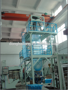 Sj65 film machine de soufflage corona treater, Rotary die et double enrouleur - Product Image 1