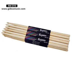 타악기 액세서리 도매 가격 OEM 브랜드 5A/7A 메이플 나무 드럼 스틱 드럼 세트