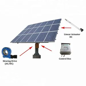 可再生能源旋转驱动并网太阳能跟踪系统家用太阳能电池板系统