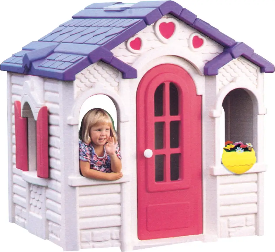 Children Plastic Playhouse And Slide Indoor Toy Playhouse Children Plastic Castle Plastic Play House For Kids