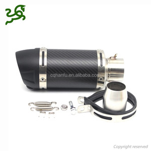 Silencieux d'échappement 51mm, en Fiber de carbone, pour moto, Scooter/moto GY6 CBR CBR125 CBR250 CB400 CB600 YZF <span class=keywords><strong>FZ40</strong></span> - Product Image 4