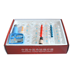 PZ 32 <span class=keywords><strong>Set</strong></span> cangkir ekstra besar, <span class=keywords><strong>Set</strong></span> gelas terapi bekam vakum/bekam Cina kotak warna Ce transparan plastik ABS 3 tahun - Product Image 3